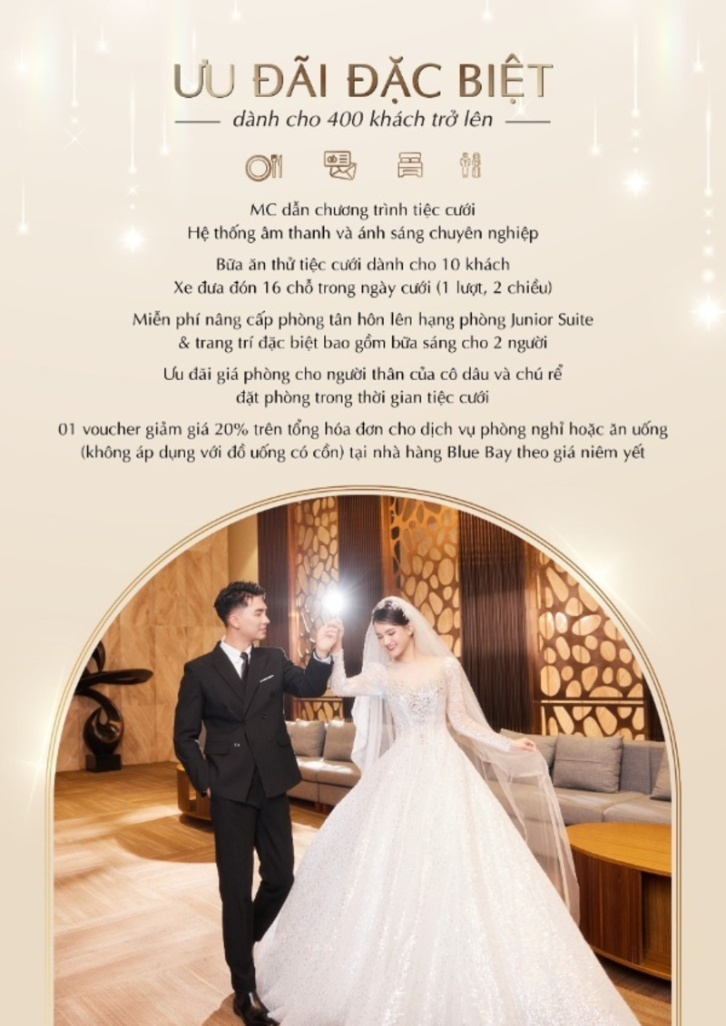 tổ chức đám cưới ở Hạ Long